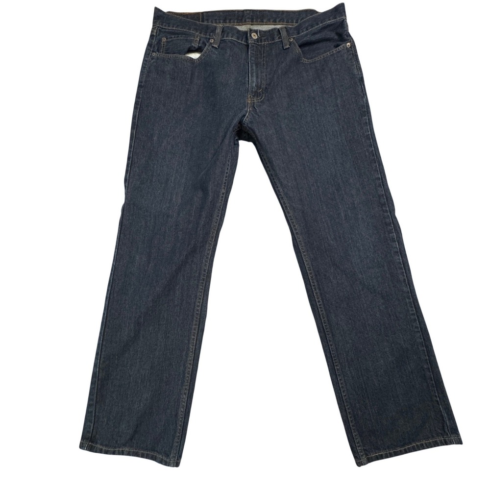 Levi Strauss 559 Dark Wash Relaxed Fit Jeans Men's Measured Size W38in.xL31in.